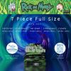 image:imageFranco Kids Bedding Super Soft Comforter and Sheet Set 4 Piece Twin Size BatmanRick  Morty