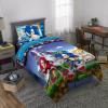 image:imageFranco Kids Bedding Super Soft Comforter and Sheet Set 4 Piece Twin Size BatmanSonic the Hedgehog  on the Move