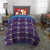 image:imageFranco Kids Bedding Super Soft Comforter and Sheet Set 4 Piece Twin Size BatmanSonic the Hedgehog  on the Move