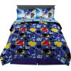 image:imageFranco Kids Bedding Super Soft Comforter and Sheet Set 4 Piece Twin Size BatmanSonic the Hedgehog