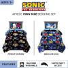 image:imageFranco Kids Bedding Super Soft Comforter and Sheet Set 4 Piece Twin Size BatmanSonic the Hedgehog