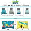 image:imageFranco Kids Bedding Super Soft Comforter and Sheet Set 4 Piece Twin Size BatmanSpongebob