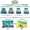 image:imageFranco Kids Bedding Super Soft Comforter and Sheet Set 4 Piece Twin Size BatmanSpongebob