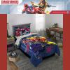 image:imageFranco Kids Bedding Super Soft Comforter and Sheet Set 4 Piece Twin Size BatmanTransformers  Robot Moves