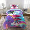 image:imageFranco Kids Bedding Super Soft Comforter and Sheet Set 4 Piece Twin Size BatmanTrolls World Tour