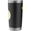 image:imageWicked For Good Glinda Gold Silhouette Front And Back Stainless Steel Insulated TumblerBlack