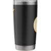 image:imageWicked For Good Glinda Gold Silhouette Front And Back Stainless Steel Insulated TumblerBlack