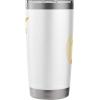 image:imageWicked For Good Glinda Gold Silhouette Front And Back Stainless Steel Insulated TumblerWhite