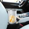 image:imageWicked For Good Glinda Gold Silhouette Front And Back Stainless Steel Insulated TumblerWhite