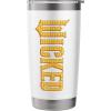 image:imageWicked For Good Glinda Gold Silhouette Front And Back Stainless Steel Insulated TumblerWhite