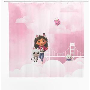 image:imageCare Bears Premium PEVA Shower Curtain Lightweight Waterproof Plastic Standard Size Bathroom Curtain 100 Officially Licensed Product by FrancoGabbys Dollhouse the Movie