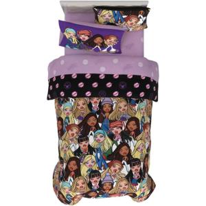 image:imageFranco Kids Bedding Super Soft Comforter and Sheet Set 4 Piece Twin Size BatmanBratz