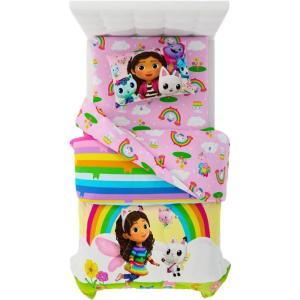 image:imageFranco Kids Bedding Super Soft Comforter and Sheet Set 4 Piece Twin Size BatmanGabbys Dollhouse  Fun Festival Vibes