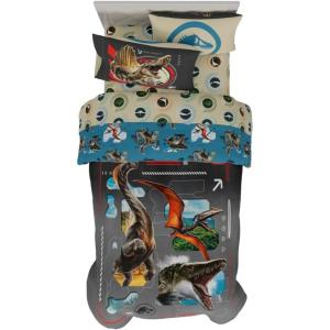 image:imageFranco Kids Bedding Super Soft Comforter and Sheet Set 4 Piece Twin Size BatmanJurassic World Rebirth