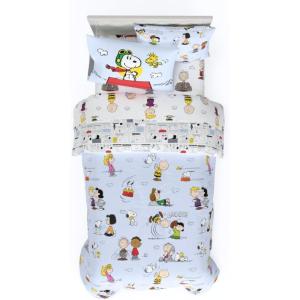 image:imageFranco Kids Bedding Super Soft Comforter and Sheet Set 4 Piece Twin Size BatmanLight Blue  Peanuts