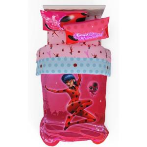 image:imageFranco Kids Bedding Super Soft Comforter and Sheet Set 4 Piece Twin Size BatmanMiraculous Ladybug