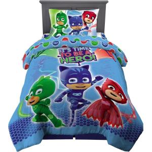 image:imageFranco Kids Bedding Super Soft Comforter and Sheet Set 4 Piece Twin Size BatmanPj Masks