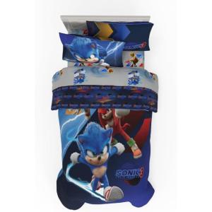 image:imageFranco Kids Bedding Super Soft Comforter and Sheet Set 4 Piece Twin Size BatmanSonic the Hedgehog 3