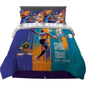 image:imageFranco Kids Bedding Super Soft Comforter and Sheet Set 4 Piece Twin Size BatmanSpace Jam 2 a New Legacy