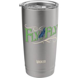 image:imageWicked For Good Fly Fly Stainless Steel Insulated TumblerBrushed Steel