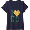 image:imageWomens Wicked I Heart Emerald City VNeck TShirtNavy Blue