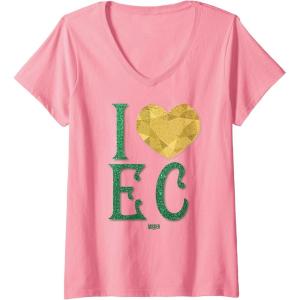 image:imageWomens Wicked I Heart Emerald City VNeck TShirtPink