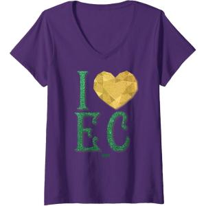 image:imageWomens Wicked I Heart Emerald City VNeck TShirtPurple