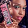image:imageWICKED X FALSCARA False Eyelashes Fantastical Fashions 8mm10mm Natural Volume Green Glitter Lash Extension Kit Includes Mini BOND NET WT 45 G 015 Oz Mini Applicator amp 10 Lash ClustersDarlingest