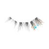 image:imageWICKED X FALSCARA False Eyelashes Fantastical Fashions 8mm10mm Natural Volume Green Glitter Lash Extension Kit Includes Mini BOND NET WT 45 G 015 Oz Mini Applicator amp 10 Lash ClustersWinkie Country