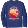 image:imageWicked Welcome to Munchkinland Tulips Long Sleeve TShirtNavy Blue