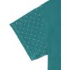 image:imageWicked Girls Cropped Boxy Drop Shoulder TShirt Toddler to Adult Sizes 2T  2XLDark Teal Green