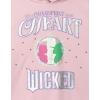 image:imageWicked Girls Fleece Drop Shoulder Pullover Hoodie Toddler to Adult Sizes 2T  2XLPink