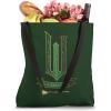image:imageWicked Movie Logo Elphaba Green And Gold Broom Tote Bag