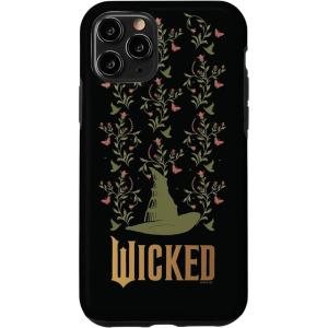 image:imageWicked Movie Logo Elphaba Hat Floral Case for iPhone 17iPhone 11 Pro