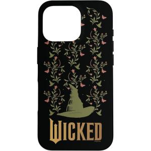 image:imageWicked Movie Logo Elphaba Hat Floral Case for iPhone 17iPhone 16 Pro