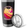 image:imageWicked Welcome To Munchkinland Tulips Stainless Steel Insulated TumblerBlack