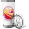 image:imageWicked Welcome To Munchkinland Tulips Stainless Steel Insulated TumblerWhite