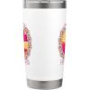 image:imageWicked Welcome To Munchkinland Tulips Stainless Steel Insulated TumblerWhite