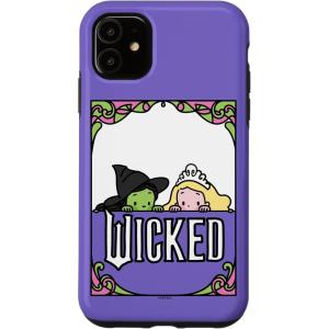 image:imageWicked Elphaba amp Glinda Peaking Playful Cartoon Style Case for iPhone 17iPhone 11
