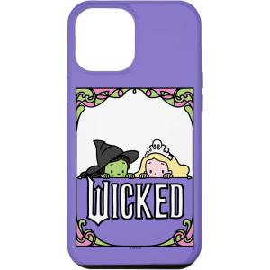 image:imageWicked Elphaba amp Glinda Peaking Playful Cartoon Style Case for iPhone 17iPhone 12 Pro Max