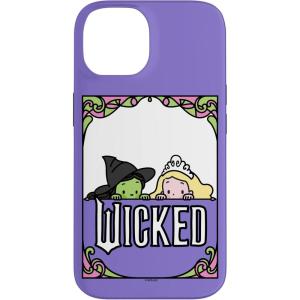 image:imageWicked Elphaba amp Glinda Peaking Playful Cartoon Style Case for iPhone 17iPhone 14