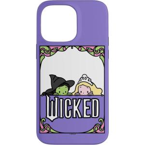 image:imageWicked Elphaba amp Glinda Peaking Playful Cartoon Style Case for iPhone 17iPhone 14 Pro Max