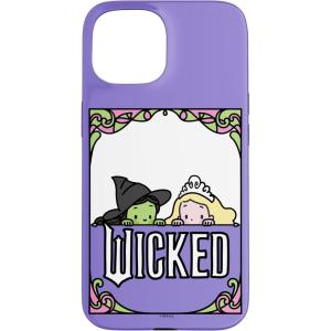 image:imageWicked Elphaba amp Glinda Peaking Playful Cartoon Style Case for iPhone 17iPhone 15