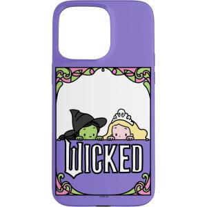 image:imageWicked Elphaba amp Glinda Peaking Playful Cartoon Style Case for iPhone 17iPhone 15 Pro Max