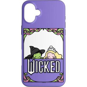 image:imageWicked Elphaba amp Glinda Peaking Playful Cartoon Style Case for iPhone 17iPhone 16 Plus