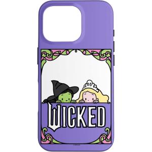 image:imageWicked Elphaba amp Glinda Peaking Playful Cartoon Style Case for iPhone 17iPhone 16 Pro