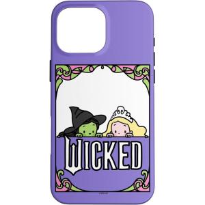 image:imageWicked Elphaba amp Glinda Peaking Playful Cartoon Style Case for iPhone 17iPhone 16 Pro Max