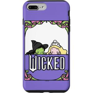 image:imageWicked Elphaba amp Glinda Peaking Playful Cartoon Style Case for iPhone 17iPhone 7 Plus8 Plus