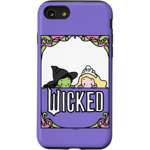 image:imageWicked Elphaba amp Glinda Peaking Playful Cartoon Style Case for iPhone 17iPhone SE 2020  7  8