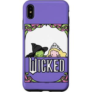 image:imageWicked Elphaba amp Glinda Peaking Playful Cartoon Style Case for iPhone 17iPhone XS Max